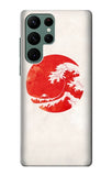 Samsung Galaxy S22 Ultra 5G Hard Case Waves Japan Flag