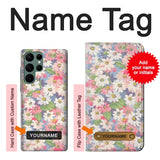  Moto G8 Power Hard Case Floral Flower Art Pattern with custom name