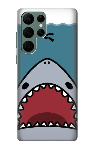  Moto G8 Power Hard Case Cartoon Shark Sea Diving
