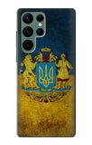 Samsung Galaxy S22 Ultra 5G Hard Case Ukraine Vintage Flag