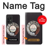 Samsung Galaxy A52s 5G Hard Case Retro Rotary Phone Dial On with custom name