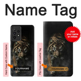 Samsung Galaxy A52s 5G Hard Case Bengal Tiger with custom name