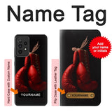 Samsung Galaxy A52s 5G Hard Case Boxing Glove with custom name