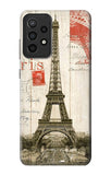 Samsung Galaxy A52s 5G Hard Case Eiffel Tower Paris Postcard