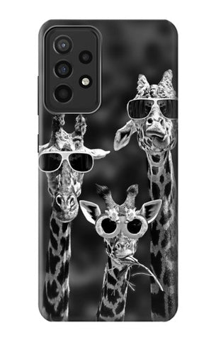 Samsung Galaxy A52s 5G Hard Case Giraffes With Sunglasses