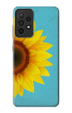 Samsung Galaxy A52s 5G Hard Case Vintage Sunflower Blue