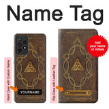 Samsung Galaxy A52s 5G Hard Case Spell Book Cover with custom name