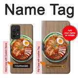 Samsung Galaxy A52s 5G Hard Case Ramen Noodles with custom name