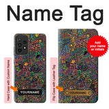 Samsung Galaxy A52s 5G Hard Case Psychedelic Art with custom name