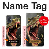 Samsung Galaxy A71 5G Hard Case T-Rex Dinosaur with custom name