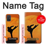 Samsung Galaxy A71 5G Hard Case Kung Fu Karate Fighter with custom name