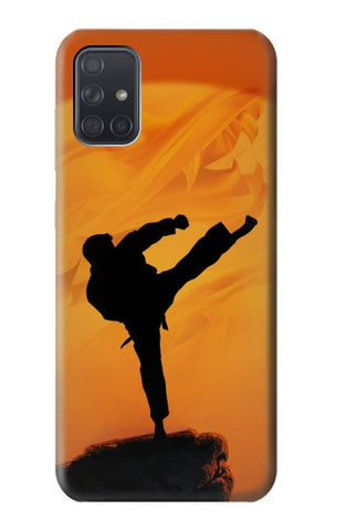 Samsung Galaxy A71 5G Hard Case Kung Fu Karate Fighter