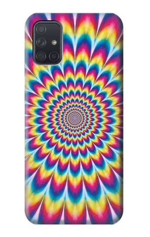 Samsung Galaxy A71 5G Hard Case Colorful Psychedelic