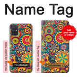 Samsung Galaxy A71 5G Hard Case Colorful Pattern with custom name
