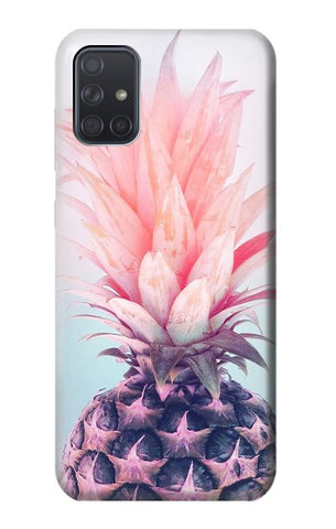 Samsung Galaxy A71 5G Hard Case Pink Pineapple