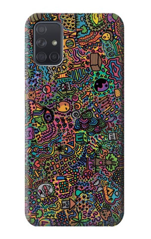 Samsung Galaxy A71 5G Hard Case Psychedelic Art