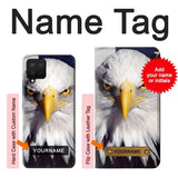 Samsung Galaxy A12 Hard Case Eagle American with custom name