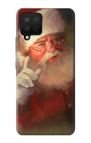 Samsung Galaxy A12 Hard Case Xmas Santa Claus