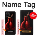 Samsung Galaxy A12 Hard Case Boxing Glove with custom name