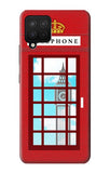 Samsung Galaxy A12 Hard Case England Classic British Telephone Box Minimalist
