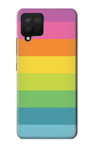 Samsung Galaxy A12 Hard Case Rainbow Pattern
