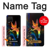 Samsung Galaxy A12 Hard Case Tinkerbell Magic Sparkle with custom name