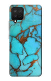 Samsung Galaxy A12 Hard Case Aqua Turquoise Rock