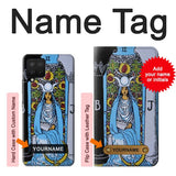 Samsung Galaxy A12 Hard Case High Priestess Tarot Card with custom name