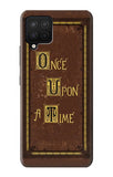 Samsung Galaxy A12 Hard Case Once Upon a Time Book Cover