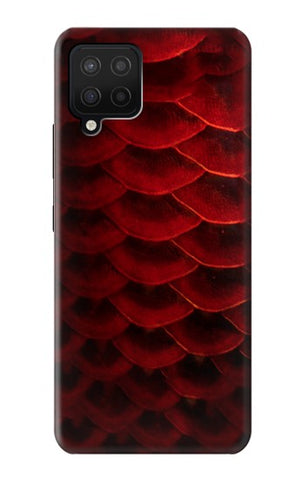 Samsung Galaxy A12 Hard Case Red Arowana Fish Scale