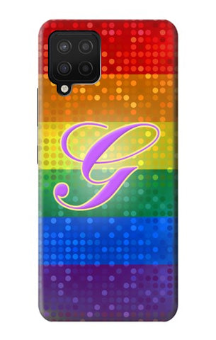 Samsung Galaxy A12 Hard Case Rainbow Gay Pride Flag Device