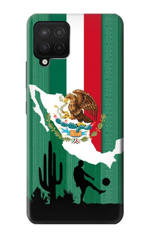 Samsung Galaxy A12 Hard Case Mexico Football Flag