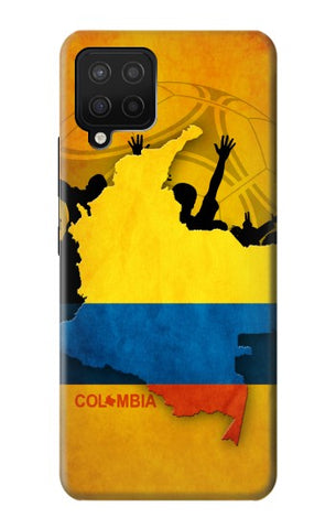 Samsung Galaxy A12 Hard Case Colombia Football Flag