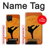 Samsung Galaxy A12 Hard Case Kung Fu Karate Fighter with custom name