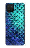 Samsung Galaxy A12 Hard Case Green Mermaid Fish Scale