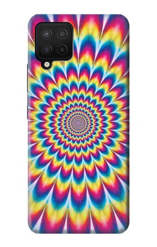 Samsung Galaxy A12 Hard Case Colorful Psychedelic