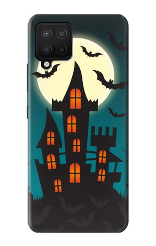Samsung Galaxy A12 Hard Case Halloween Festival Castle
