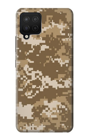 Samsung Galaxy A12 Hard Case Army Camo Tan