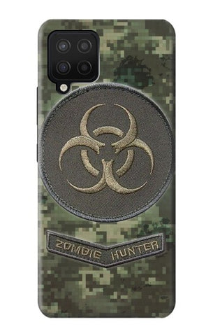 Samsung Galaxy A12 Hard Case Biohazard Zombie Hunter Graphic