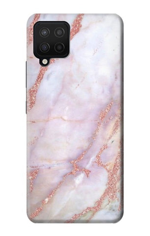 Samsung Galaxy A12 Hard Case Soft Pink Marble Graphic Print