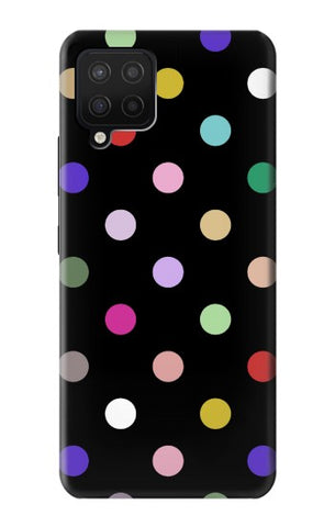 Samsung Galaxy A12 Hard Case Colorful Polka Dot