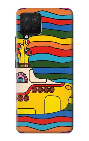 Samsung Galaxy A12 Hard Case Hippie Yellow Submarine