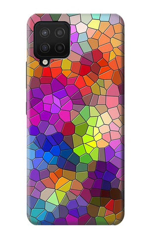 Samsung Galaxy A12 Hard Case Colorful Brick Mosaics