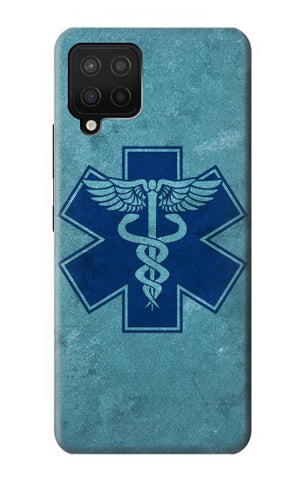 Samsung Galaxy A12 Hard Case Caduceus Medical Symbol