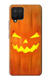 Samsung Galaxy A12 Hard Case Pumpkin Halloween