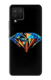 Samsung Galaxy A12 Hard Case Abstract Colorful Diamond