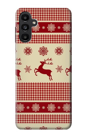 Samsung Galaxy A13 5G Hard Case Christmas Snow Reindeers