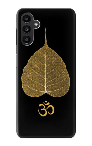 Samsung Galaxy A13 5G Hard Case Gold Leaf Buddhist Om Symbol