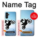 Samsung Galaxy A13 5G Hard Case Extreme Motocross with custom name