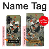 Samsung Galaxy A13 5G Hard Case Ito Jakuchu Rooster with custom name